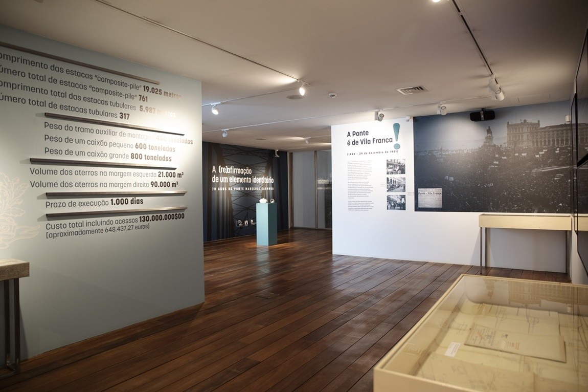 Exposição "A (re)afirmação de um elemento identitário - 70 ANOS DA PONTE MARECHAL CARMONA"