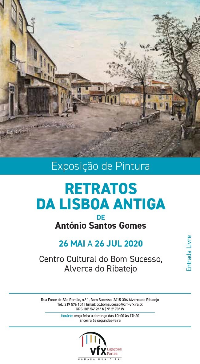 Exposição de Pintura "Retratos da Lisboa Antiga", de António Santos Gomes