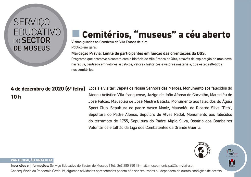 Cemitérios, “museus” a céu aberto