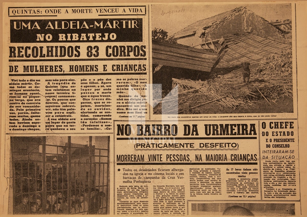 Diário de Notícias. 27 de novembro de 1967. Col. Museu Municipal de Vila Franca de Xira