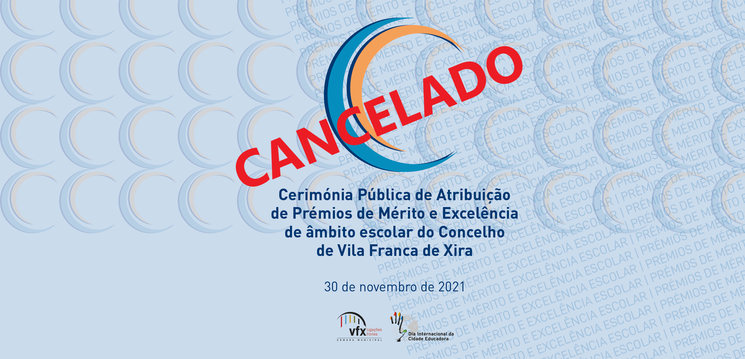 Cancelada Gala de Mérito e Excelência Escolares para distinguir alunos do Concelho