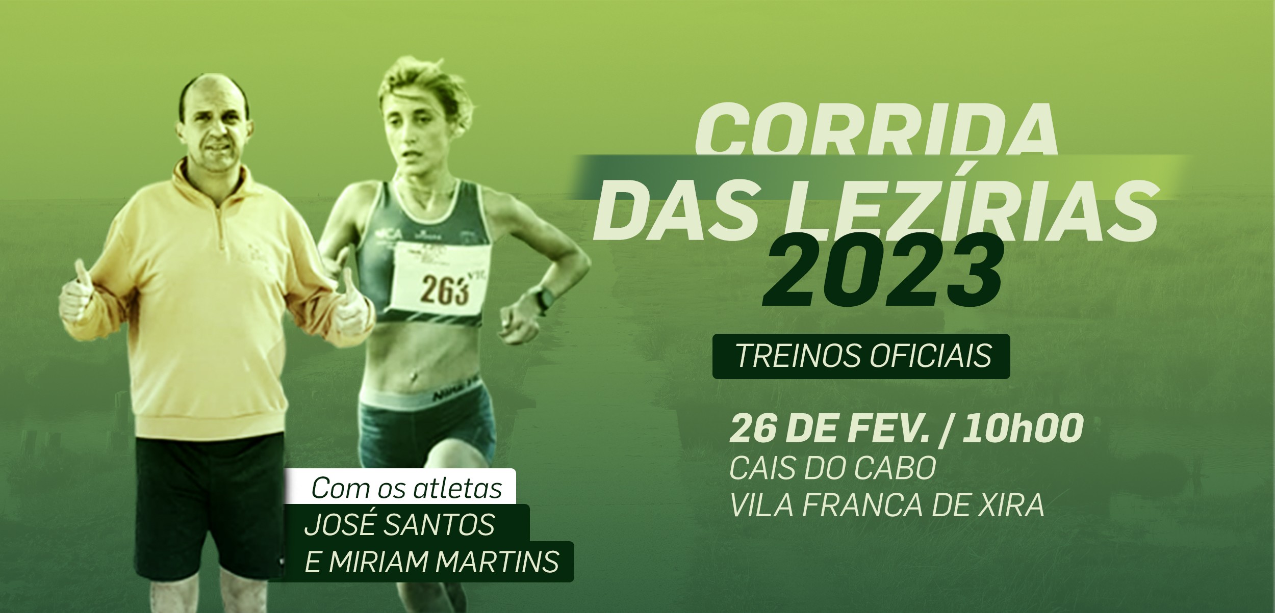 Último treino oficial para a Corrida das Lezírias 