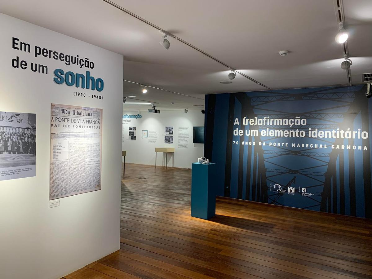 exposição evocativa “A (re)Afirmação de um Elemento Identitário, 70 anos da Ponte Marechal Carmona”.